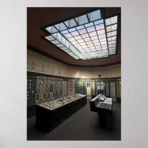 Poster Salle de contrôle