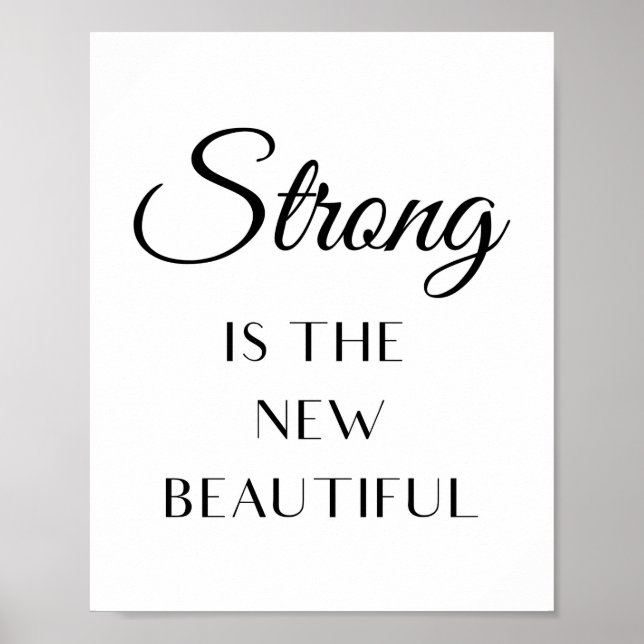 Poster Salle de gym, exercice, entraînement Motivational  (Devant)