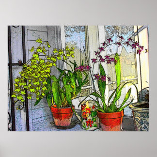 Poster Salle de jardin