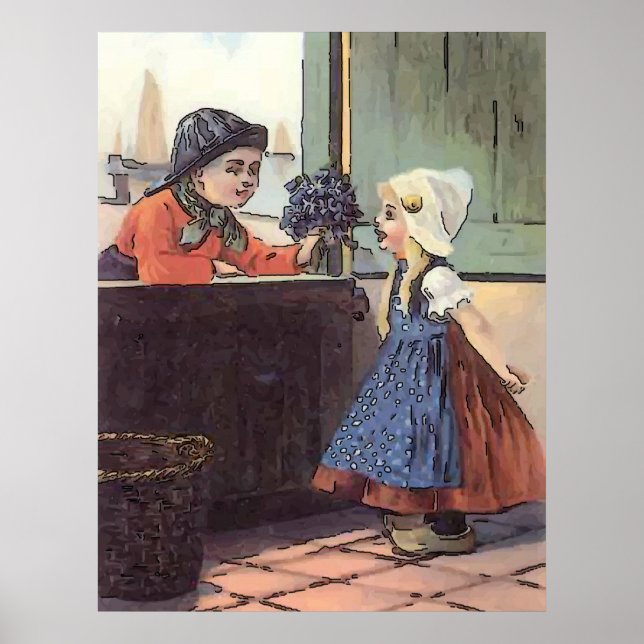 Poster Salle de lavage pour enfants (Devant)