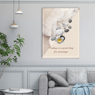 Poster Salle de massage pleine conscience Art