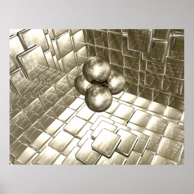 Poster Salle de réflexion Gold (Devant)