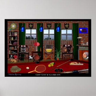 Poster Salle De Sport 22,5 X 15