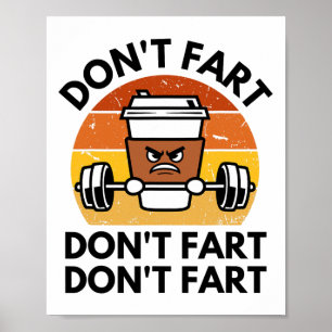 Poster Salle de sport de remise en forme drôle de muscula