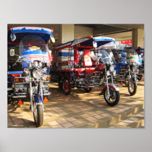 Poster Salle d'exposition… Udon Thani, Isaan de Tuk Tuk