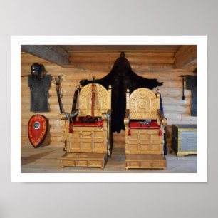 Poster Salle du trône Viking