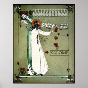 Poster Salome Art Nouveau