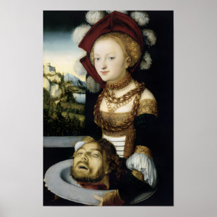 Poster Salomé avec la tête de Jean-Baptiste