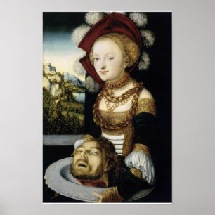 Poster Salome avec le chef de John Baptist