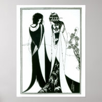 Salome avec sa mère, Herodias, 1894 (litho) (b/