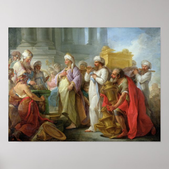 Poster Salomon Avant l'Arche de l'Alliance, 1747 (Devant)