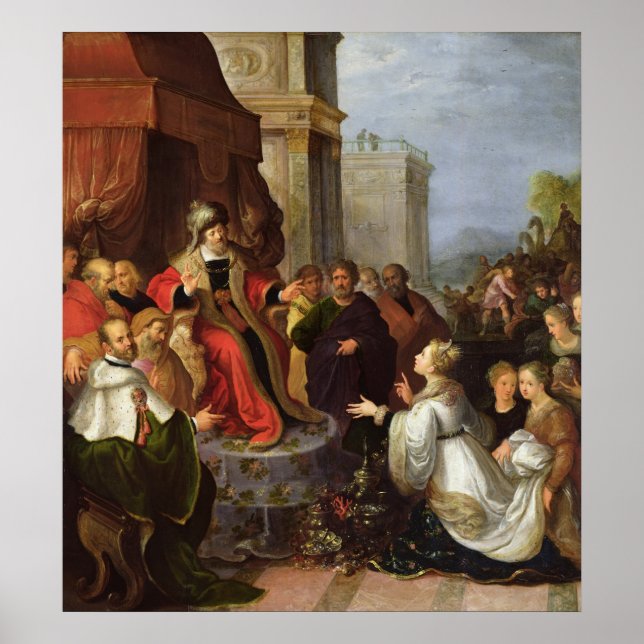 Poster Salomon et la reine de Saba (Devant)