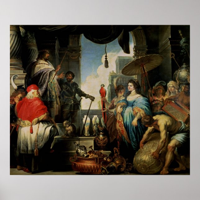 Poster Salomon et la reine de Saba (Devant)