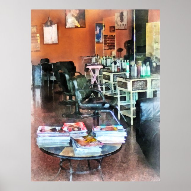Poster Salon des cheveux (Devant)