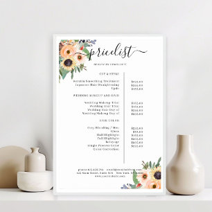 Poster Salon Floral Elegant Greenery