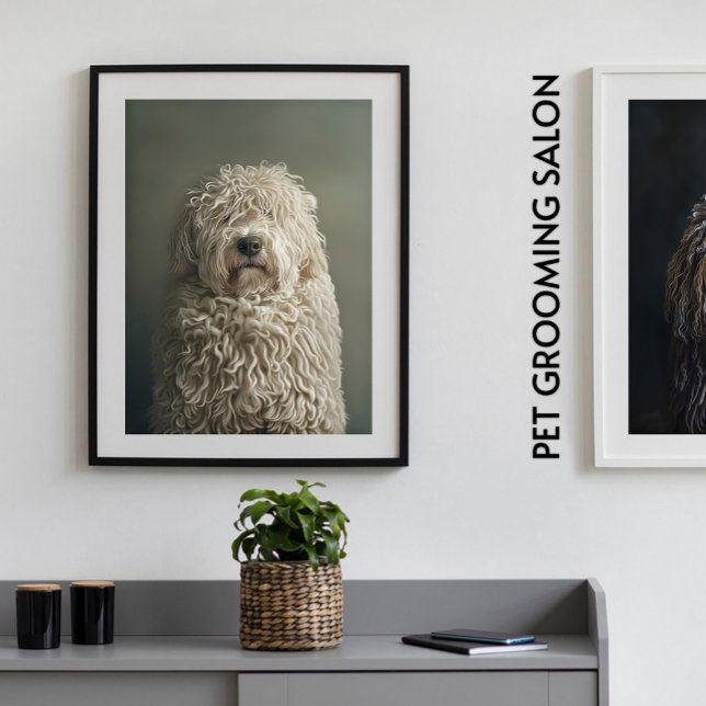 Poster Salon pour animaux de compagnie Boutique Komondor  (Perfect For Business)