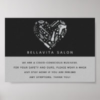 Salon Silver Heart Sécurité consciente de Covid