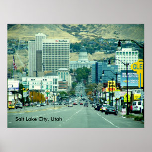 Poster Salt Lake City - State Street