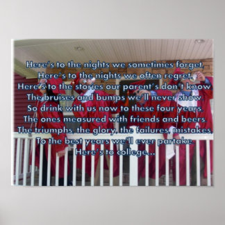 Poster Saluer à