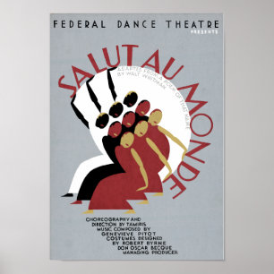 Poster Salut Au Monde