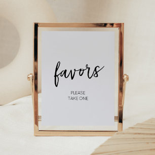 Poster Salut minimaliste bébé Faveurs modernes