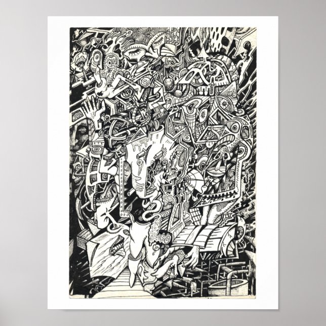 Poster "Salut", par Brian Benson (Devant)