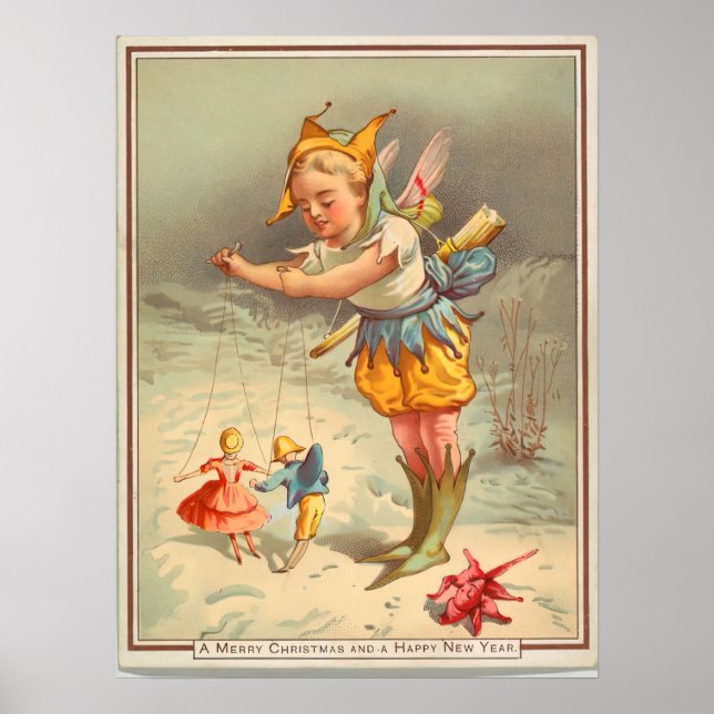 Poster Salutation de Noël (Devant)