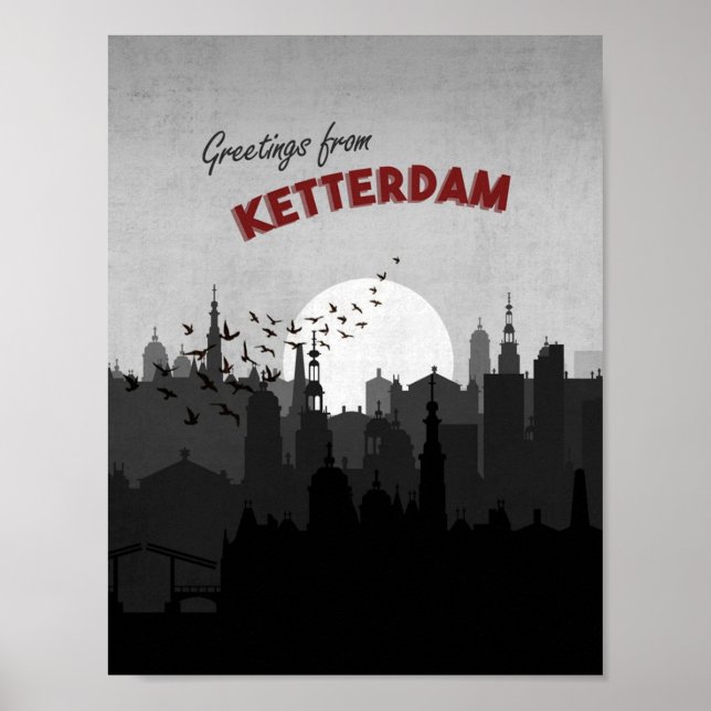 Poster Salutations de Ketterdam Six de Crows Postcard Art (Devant)