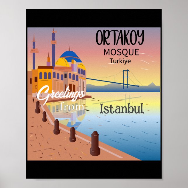 Poster Salutations de l'affiche Istanbul Turkey (Devant)