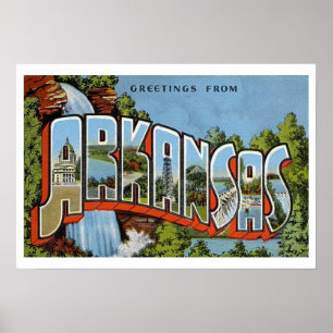 Poster Salutations De L'Arkansas