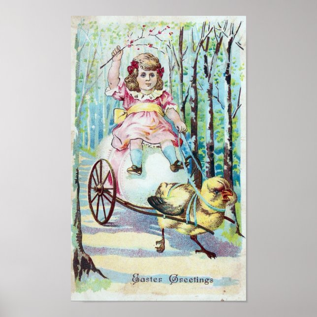 Poster Salutations de Pâques (Devant)