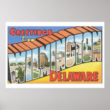 Salutations de Wilmington Delaware_Vintage voyage