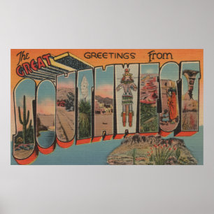 Poster Salutations du grand sud-ouest
