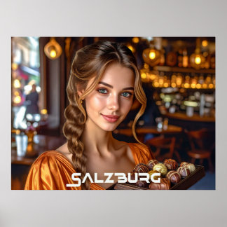 POSTER SALZBOURG - AMOUR D'AUTRICHE