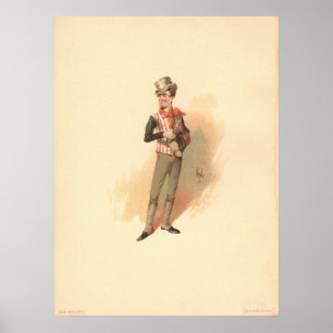 Poster Sam Weller des Pickwick Papers