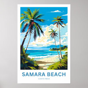 Poster Samara Beach Costa Rica Imprimer voyage