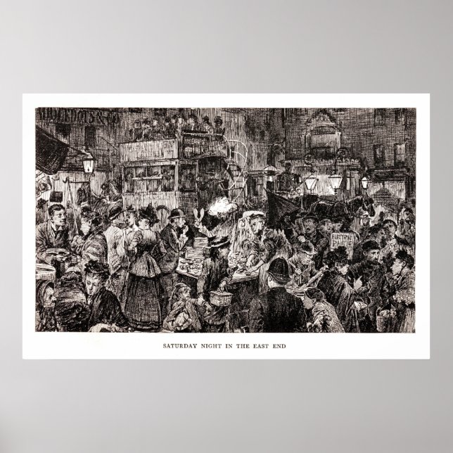 Poster Samedi Soir À East End (Devant)