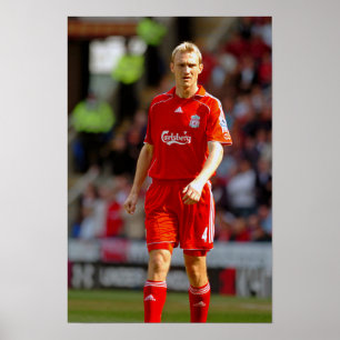 Poster Sami Hyypia Jouer Pour Liverpool FC