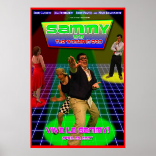 Poster Sammy et la femme dans l'affiche du théâtre rouge