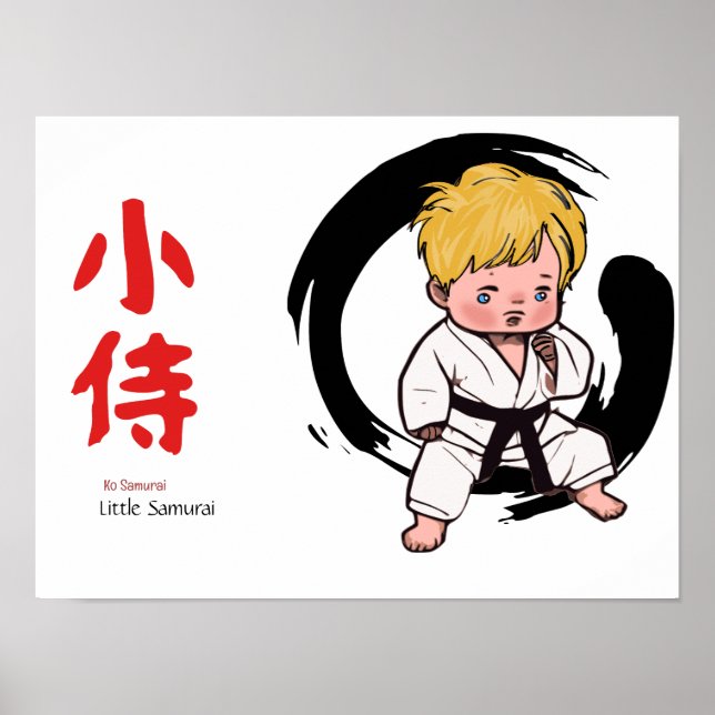 Poster Samouraï de petite taille (Devant)