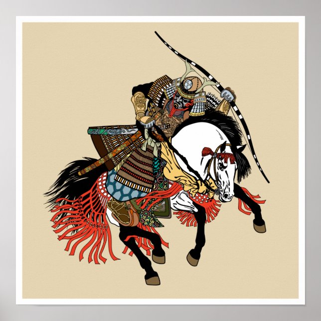 Poster Samouraï horseman (Devant)