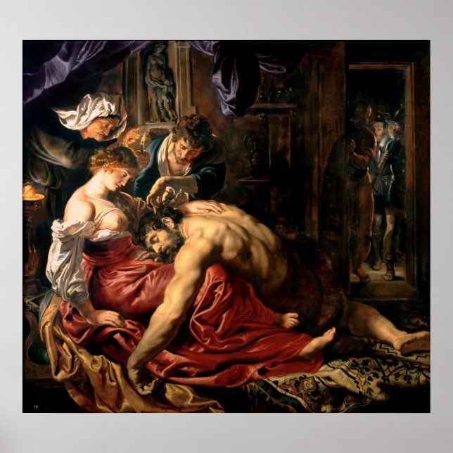 Poster Samson et Delilah, c.1609 (Devant)