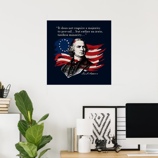 Poster Samuel Adams (Bureau à domicile)