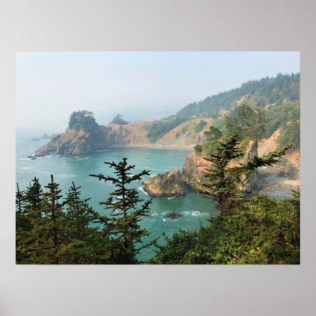 Poster Samuel H. Boardman, Côte de l'Oregon (Devant)