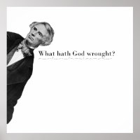 Samuel Morse et le premier message télégraphique