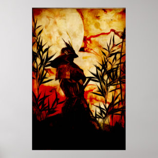 Poster Samurai avant la bataille