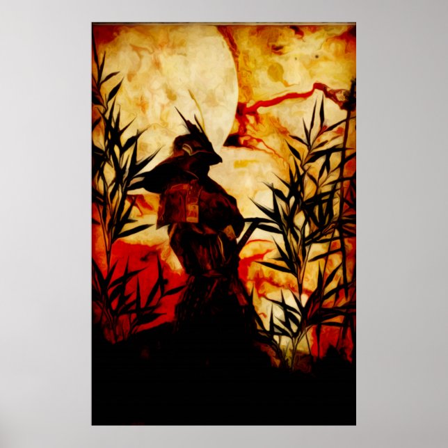 Poster Samurai avant la bataille (Devant)