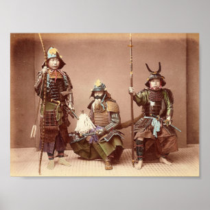 Poster Samurai en armure