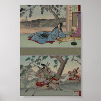 Samurai féminin vers les années 1800