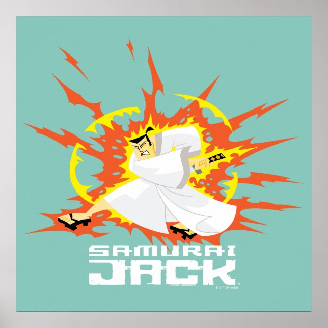 Poster Samurai Jack Energy Graphic (Devant)